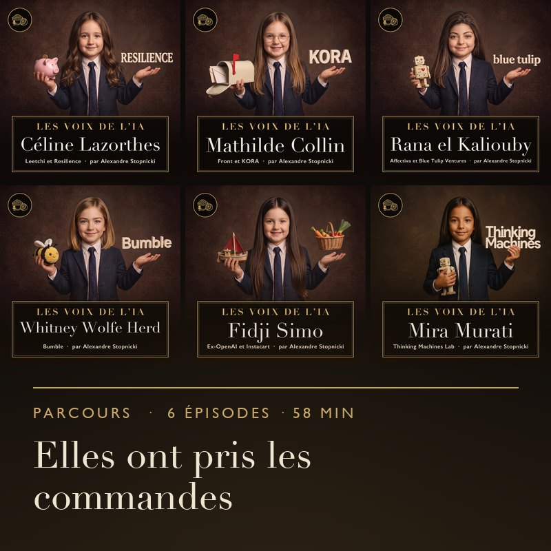 Les six portraits du parcours « Elles ont pris les commandes »